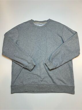 Reigning Champ Heather Grey Midweight Terry Crewneck Sweatshirt